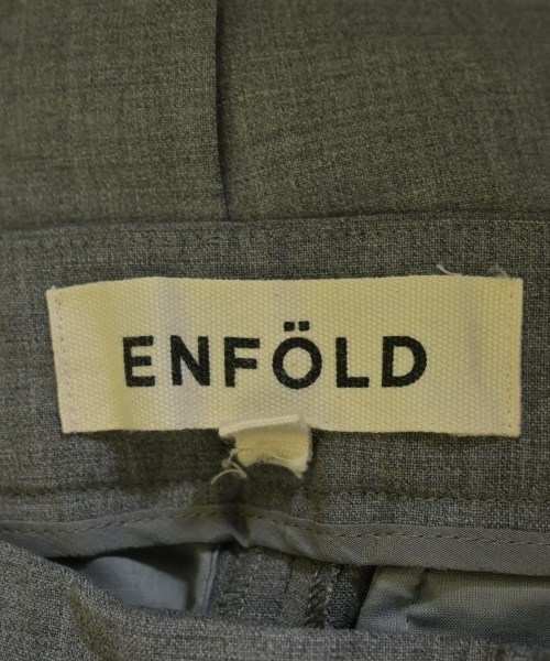 ENFOLD（エンフォルド）スラックス グレー サイズ:36(S位) レディース/2200710199034