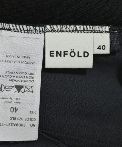ENFOLD（エンフォルド）スラックス 黒 サイズ:40(M位) レディース/2200715373132