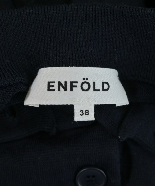 ENFOLD（エンフォルド）カーディガン 紺 サイズ:38(M位) レディース/2200711368040