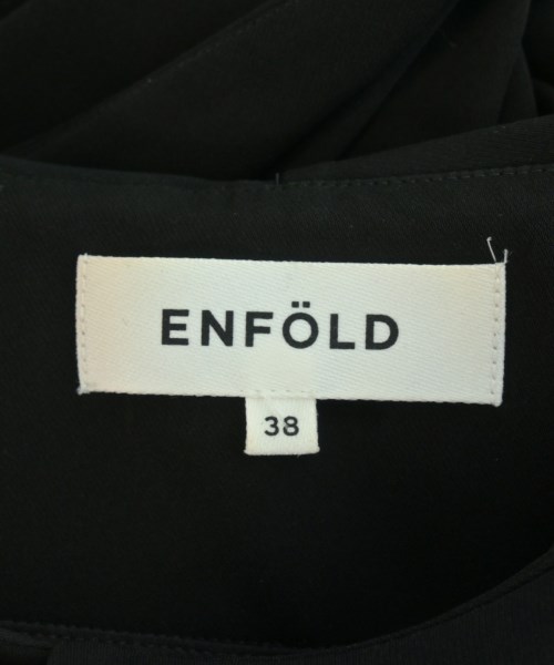 ENFOLD（エンフォルド）カジュアルシャツ 黒 サイズ:38(M位) レディース/2200713262025