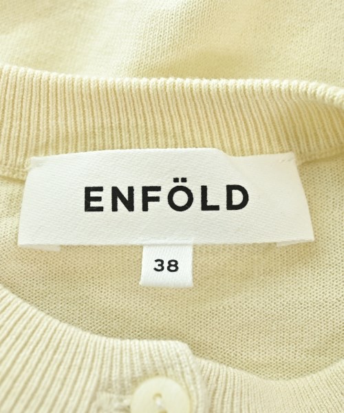 ENFOLD（エンフォルド）カーディガン 黄 サイズ:38(M位) レディース/2200716348016