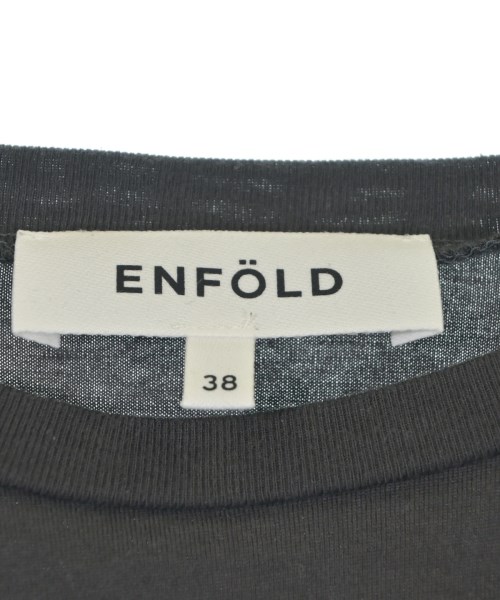 ENFOLD（エンフォルド）Tシャツ・カットソー グレー サイズ:38(M位) レディース/2200714524016