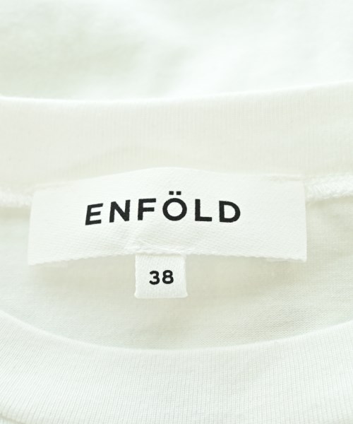 ENFOLD（エンフォルド）Tシャツ・カットソー 白 サイズ:38(M位) レディース/2200714524023