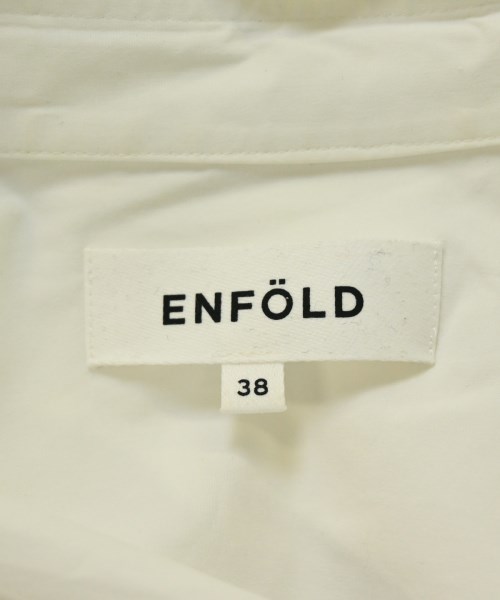 ENFOLD（エンフォルド）カジュアルシャツ 白 サイズ:38(M位) レディース/2200717195060
