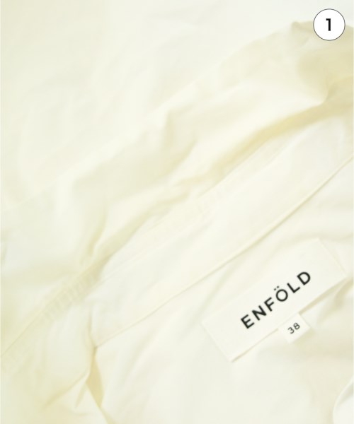 ENFOLD（エンフォルド）カジュアルシャツ 白 サイズ:38(M位) レディース/2200717195060