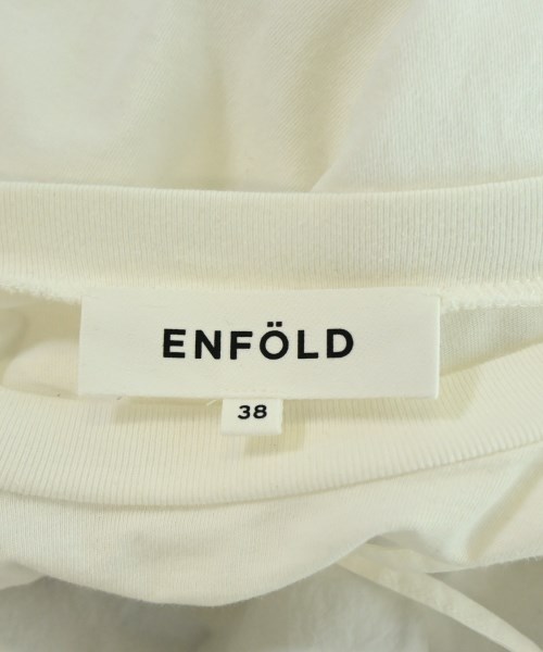 ENFOLD（エンフォルド）Tシャツ・カットソー 白 サイズ:38(M位) レディース/2200717195077