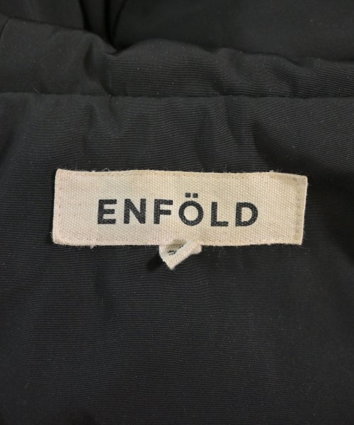 ENFOLD（エンフォルド）ダウンコート 黒 サイズ:38(M位) レディース/2200714063034