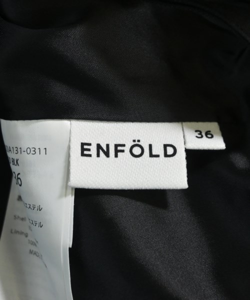 ENFOLD（エンフォルド）ひざ丈スカート 黒 サイズ:36(S位) レディース/2200714980027