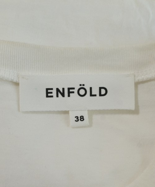 ENFOLD（エンフォルド）Tシャツ・カットソー 白 サイズ:38(M位) レディース/2200714980102