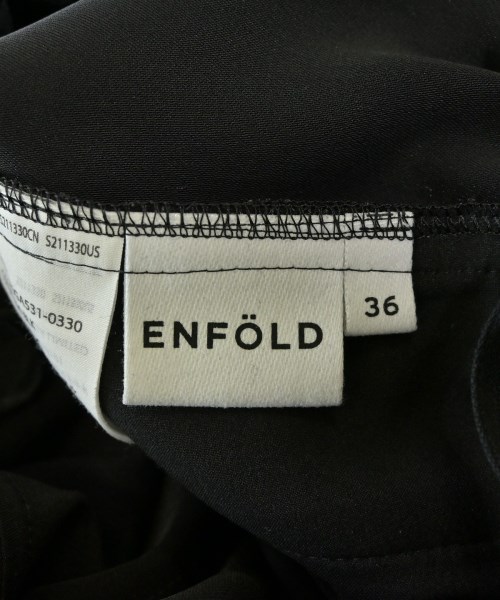 ENFOLD（エンフォルド）ロング・マキシ丈スカート 黒 サイズ:36(S位) レディース/2200718352011