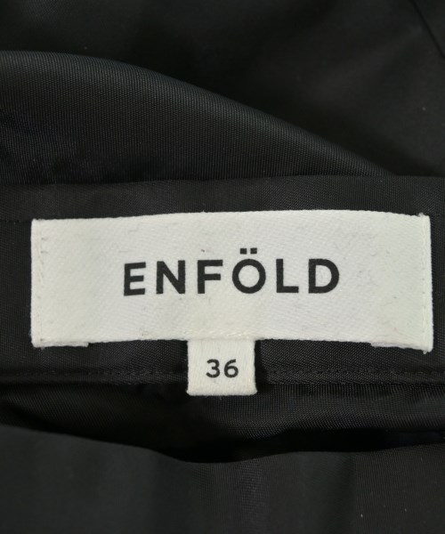 ENFOLD（エンフォルド）ロング・マキシ丈スカート 黒 サイズ:36(S位) レディース/2200718352028
