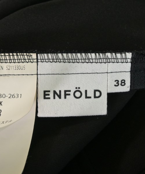 ENFOLD（エンフォルド）ベスト 黒 サイズ:38(M位) レディース/2200718352035
