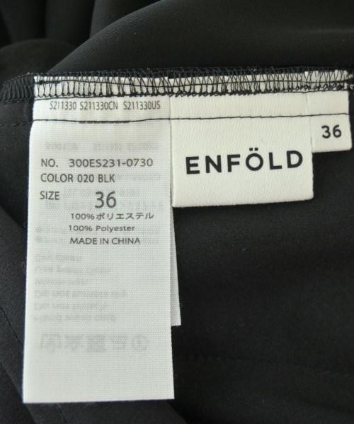 ENFOLD（エンフォルド）その他 黒 サイズ:36(S位) レディース/2200714862033