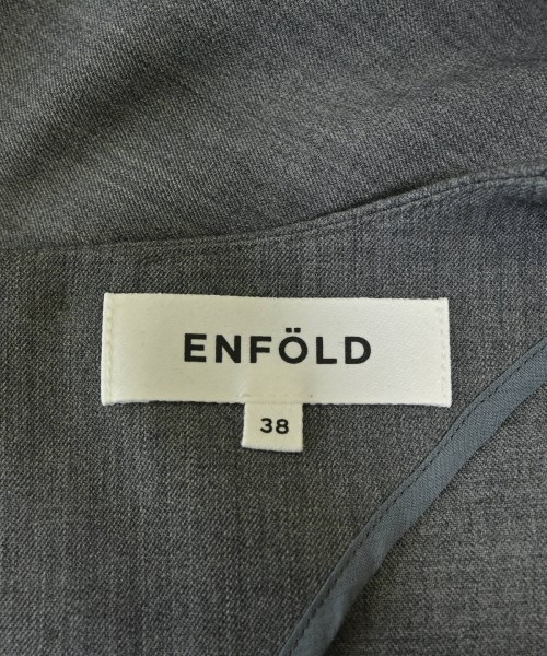ENFOLD（エンフォルド）ワンピース グレー サイズ:38(M位) レディース/2200718364052