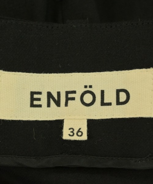 ENFOLD（エンフォルド）スラックス 黒 サイズ:36(S位) レディース/2200714318080