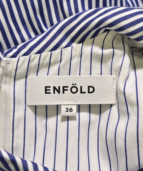 ENFOLD（エンフォルド）ワンピース 青 サイズ:36(S位) レディース/2200715158036
