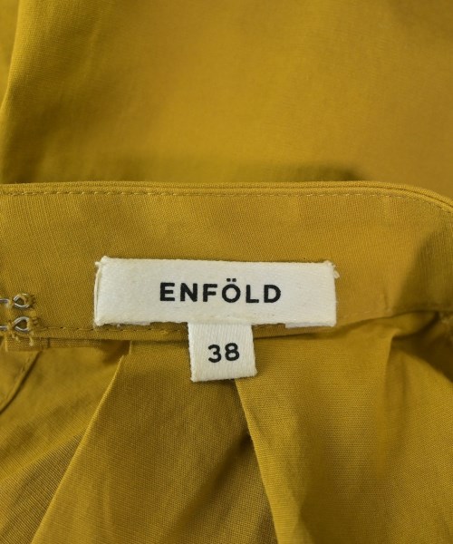 ENFOLD（エンフォルド）ワンピース 黄 サイズ:38(M位) レディース/2200719194016