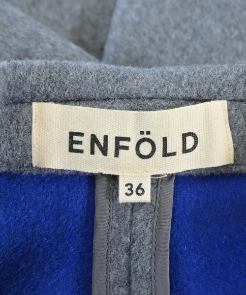 ENFOLD（エンフォルド）ステンカラーコート グレー サイズ:36(S位) レディース/2200719089015