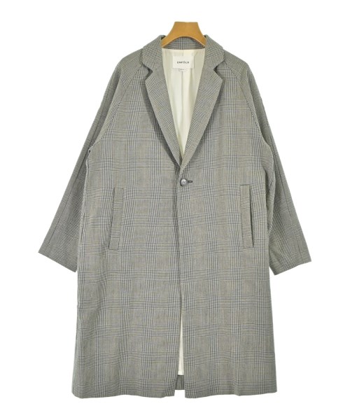 ENFOLD(エンフォルド)チェスターコート グレー サイズ:S/2200634092015