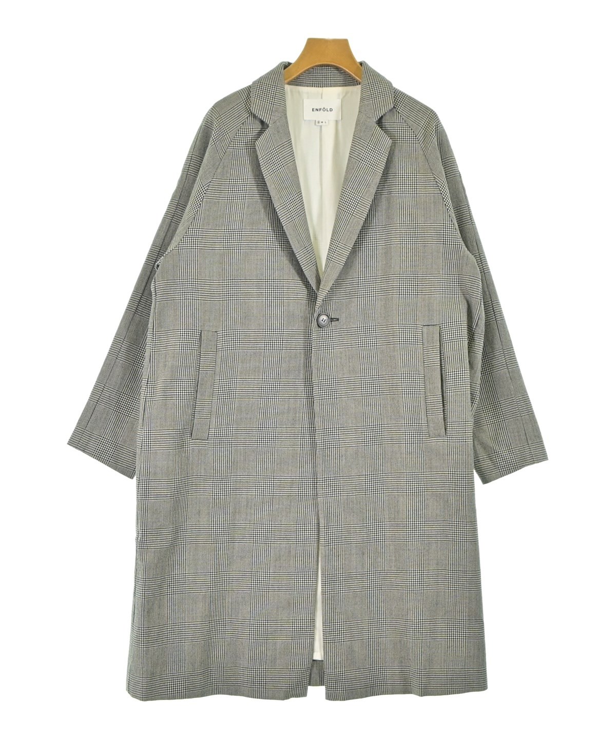 つっつん さま専用⭐︎ENFÖLD チェスターコート 38 グレー ENFOLD（エンフォルド）チェスターコート グレー サイズ:S レディース