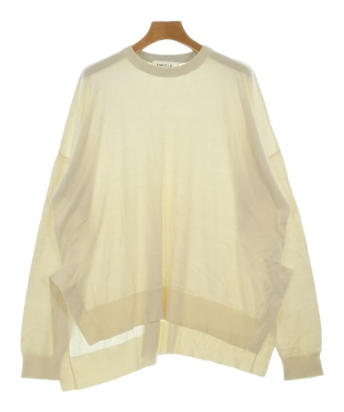 ENFOLD（エンフォルド）ニット・セーター 白 サイズ:38(M位