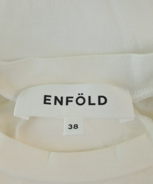 ENFOLD（エンフォルド）Tシャツ・カットソー 白 サイズ:38(M位) レディース/2200634092060