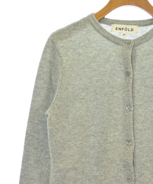 ENFOLD（エンフォルド）カーディガン グレー サイズ:38(M位) レディース/2200645352023