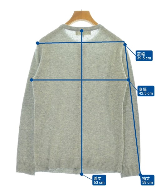 ENFOLD（エンフォルド）カーディガン グレー サイズ:38(M位) レディース/2200645352023