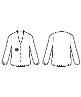 ENFOLD（エンフォルド）カーディガン グレー サイズ:38(M位) レディース/2200645352023