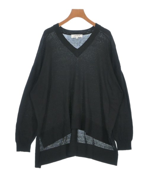 ENFOLD(エンフォルド)ニット・セーター 黒 サイズ:38(M位)/2200634975127