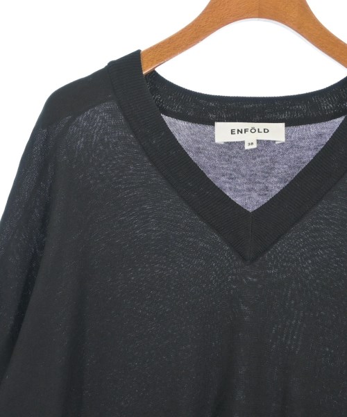 ENFOLD（エンフォルド）ニット・セーター 黒 サイズ:38(M位) レディース/2200634975127