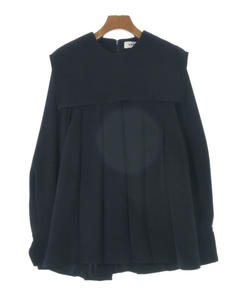 ENFOLD(エンフォルド)ブラウス 紺 サイズ:38(M位)/2200646260013