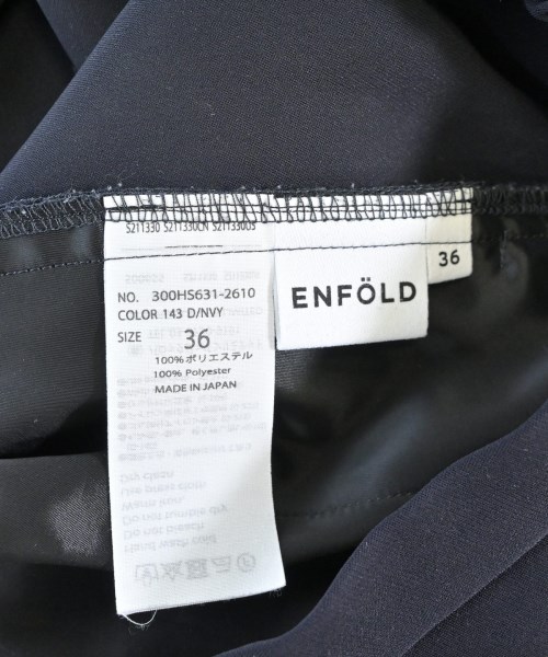 ENFOLD（エンフォルド）スラックス 紺 サイズ:36(S位) レディース/2200646260020