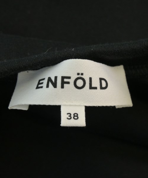 ENFOLD（エンフォルド）Tシャツ・カットソー 黒 サイズ:38(M位) レディース/2200639258010