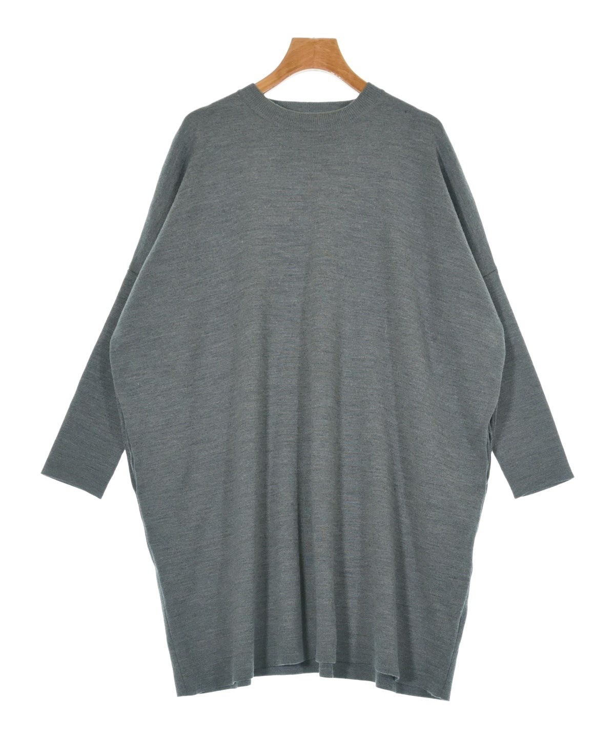 ENFOLD（エンフォルド）ワンピース グレー サイズ:38(M位) レディース