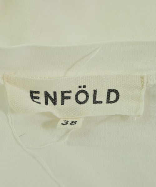 ENFOLD（エンフォルド）Tシャツ・カットソー 白 サイズ:38(M位) レディース/2200631396154