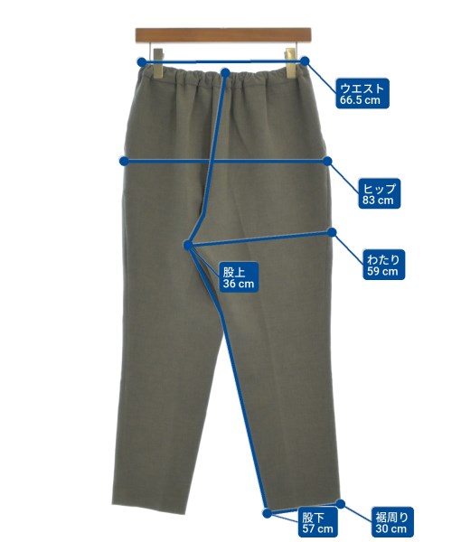 ENFOLD（エンフォルド）スラックス グレー サイズ:36(S位) レディース/2200648635062