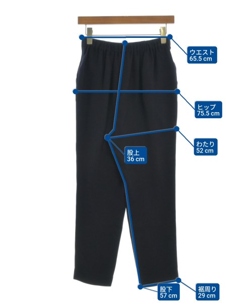 ENFOLD（エンフォルド）スラックス 紺 サイズ:36(S位) レディース/2200648635086