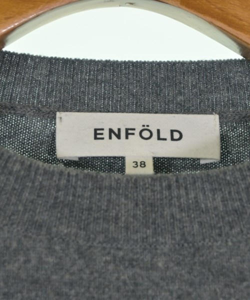 ENFOLD（エンフォルド）ニット・セーター グレー サイズ:38(M位) レディース/2200648635116