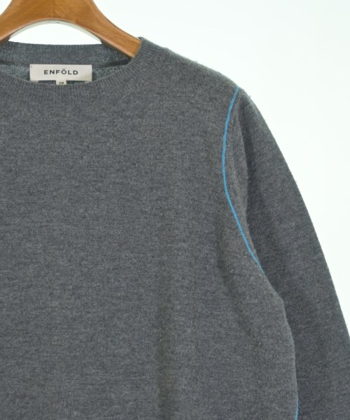 ENFOLD（エンフォルド）ニット・セーター グレー サイズ:38(M位) レディース/2200648635116