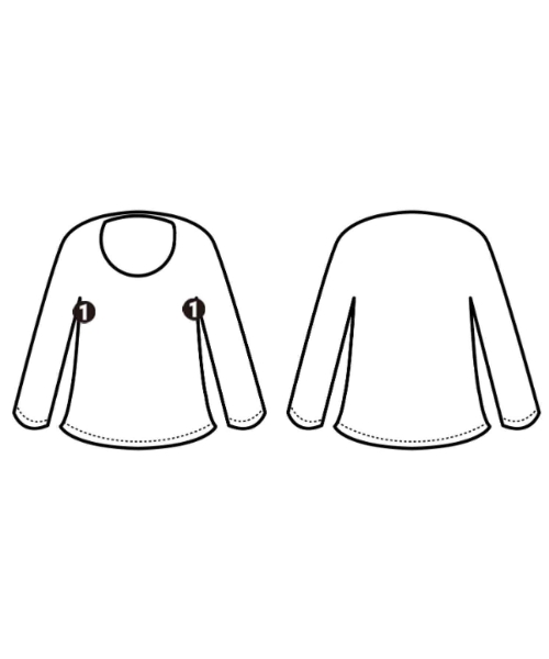 ENFOLD（エンフォルド）ブラウス 黒 サイズ:38(M位) レディース/2200640097011