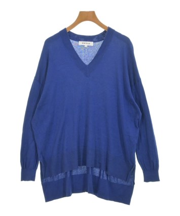 ENFOLD（エンフォルド）ニット・セーター 青 サイズ:36(S位