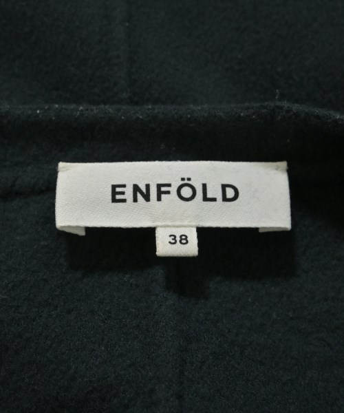 ENFOLD（エンフォルド）チェスターコート 黒 サイズ:38(M位) レディース/2200649211012