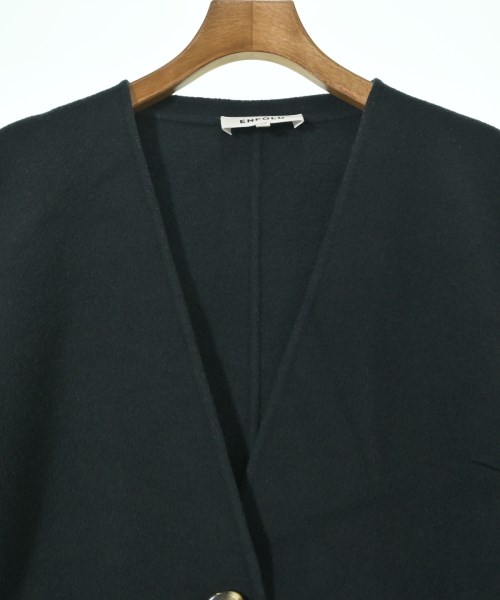 ENFOLD（エンフォルド）チェスターコート 黒 サイズ:38(M位) レディース/2200649211012