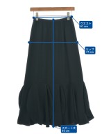 ENFOLD（エンフォルド）ロング・マキシ丈スカート 黒 サイズ:36(S位) レディース/2200638731156