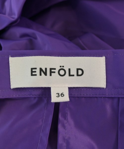 ENFOLD（エンフォルド）ロング・マキシ丈スカート 紫 サイズ:36(S位) レディース/2200645055108