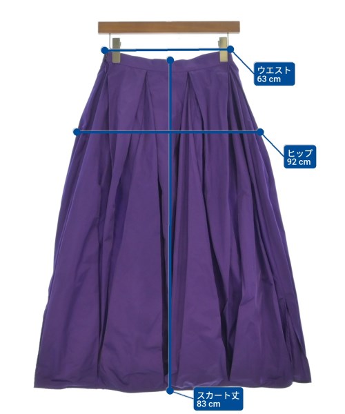 ENFOLD（エンフォルド）ロング・マキシ丈スカート 紫 サイズ:36(S位) レディース/2200645055108