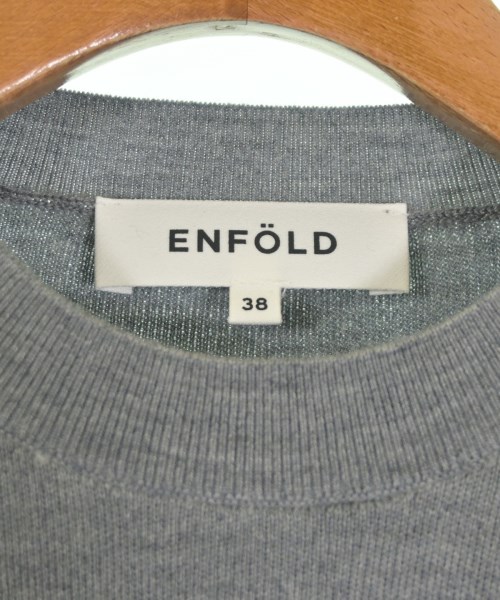 ENFOLD（エンフォルド）ニット・セーター グレー サイズ:38(M位) レディース/2200637087087