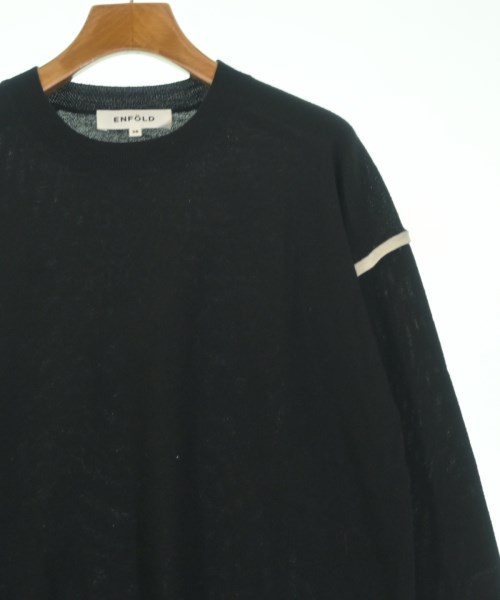 ENFOLD（エンフォルド）ニット・セーター 黒 サイズ:38(M位) レディース/2200637087094