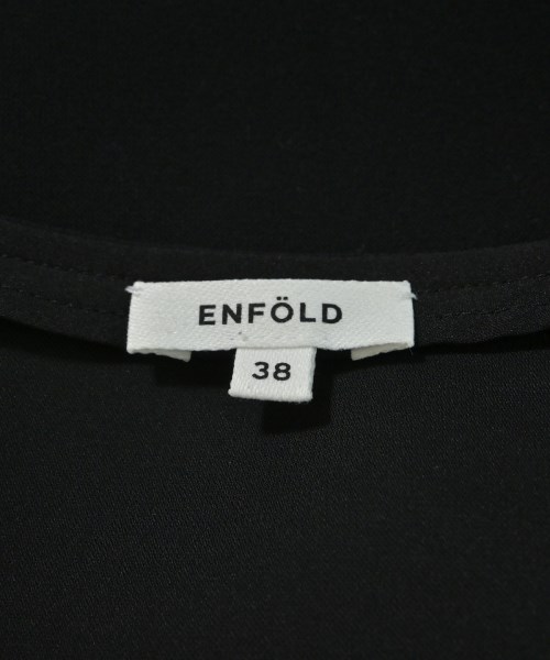 ENFOLD（エンフォルド）ブラウス 黒 サイズ:38(M位) レディース/2200642621054